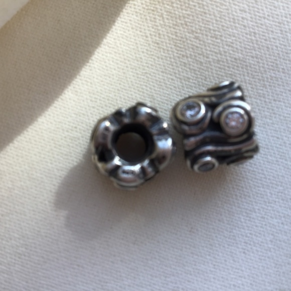Pandora Silver Charm Bracelet Beads - Picture 3 of 4